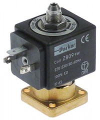 Клапан электромагнитный 230В латунь 3-ходов. 230 В перем. тока PARKER напряжение переменный ток