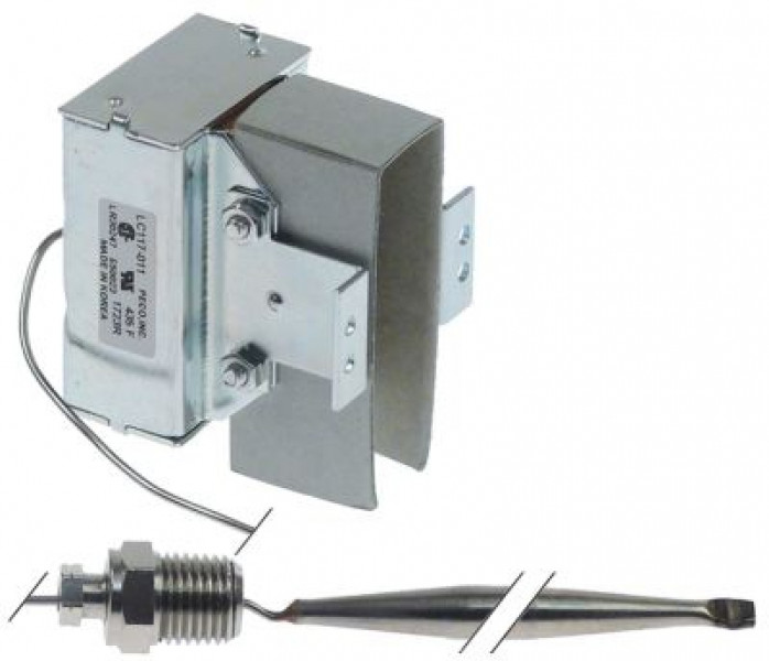 Термостат защитный темп. выкл. 224°C 1-полярн. 1CO ø датчик 8мм Д датчик 100мм