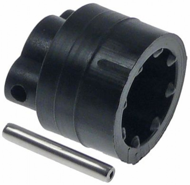 Муфта соединительная Д1 22мм Д1 ø 135мм Д2 ø 22мм со шплинтом внутр. ø 1 8мм внутр. ø 2 17мм