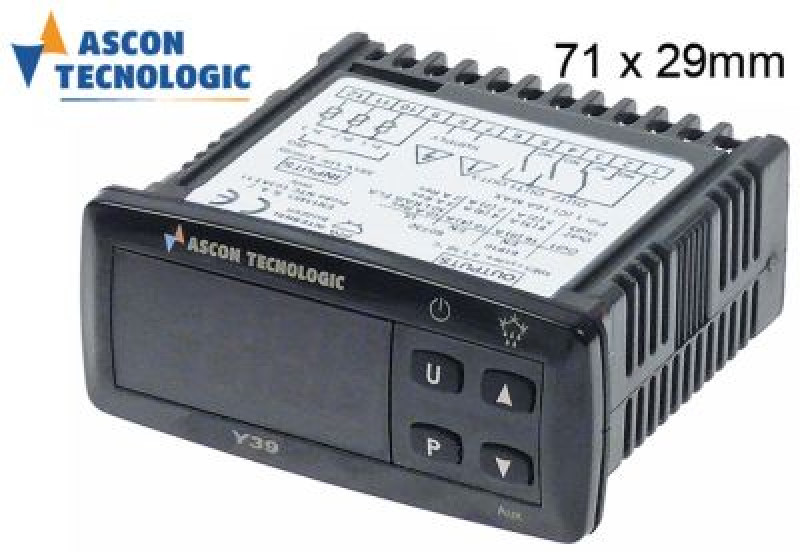 Регулятор электронный 12В мм 71x29мм NTC/PTC сборка вмонтирование выходы реле 3 - - NTC/PTC