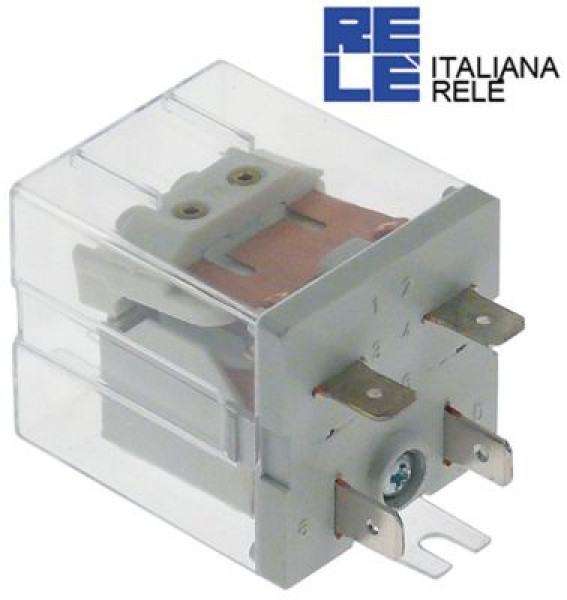 Реле мощности Italiana Relè 230 В перем. тока 30А 1NO присоединение F6,3 пластинчатый крепёж