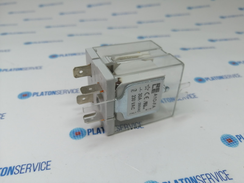 Реле мощности Italiana Relè 230 В перем. тока 30А 1NO присоединение F6,3 пластинчатый крепёж