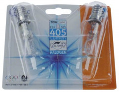 Лампа галогеновая цоколь E14 230В 30Вт Д 83мм ø 25мм Кол-во в уп-вке 2 длина цоколя 55мм