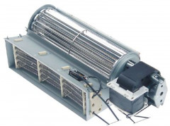 Вентилятор с поперечным потоком 230В мотор справа ø валка 60мм Д валка 180мм с термоограничителем