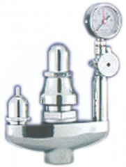 Арматура предохранительная резьба 1¼" В 269мм с манометром 3кг 5бар