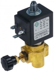 Клапан электромагнитный регулируем. латунь DN 3мм присоединение 1/4&quot; 3-ходов. 230 В перем. тока ODE