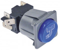 Выключатель нажимной кнопочный монтажные размеры 28,5x28,5 мм 250В