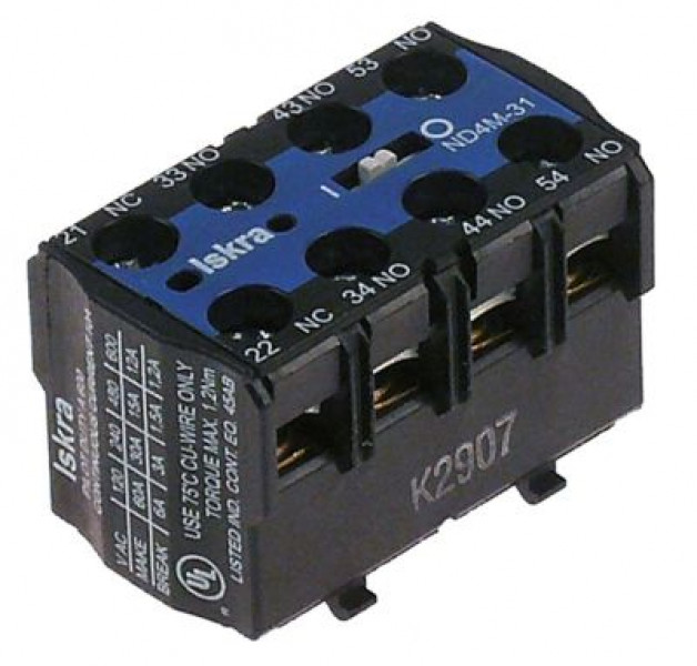 Контакт вспомогательный присоединение винтовое соединение AC15 6А