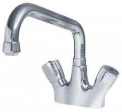 Кран-смеситель двухчастный верхняя часть крана с поворотным изливом присоединение G 3/4&quot;