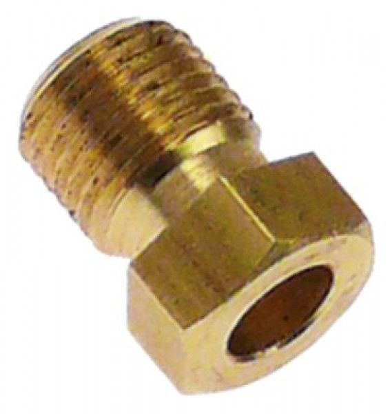 Накидной винт для ø трубы 6 мм резьба M10x1 Д 16мм ширина зева ключа 11 кол-во в уп-вке 1штук