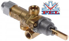 Кран газовый тип 21S МЖ 0мм вход для газа M16x1,5 (труба-ø 10 мм)