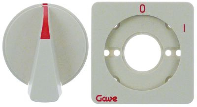 Панелька 0-1  -°C ø 47мм с рукояткой переключатель 0-1 размеры 65x65мм