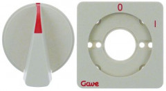 Панелька 0-1  -°C ø 47мм с рукояткой переключатель 0-1 размеры 65x65мм