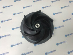 Колесо рабочее резьба M8R ø 123мм В 34/16мм лопатки 6