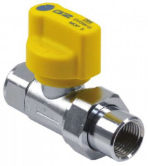 Кран шаровой прямой вход 3/4″ внутр. резьба выход 3/4″ внутр. резьба DN20 допуск DVGW 100°C