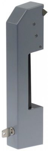 Замок холодильной камеры сер. (RAL7001) В 70мм Д 300мм Ш 40мм запирающ. с 2 ключами  -