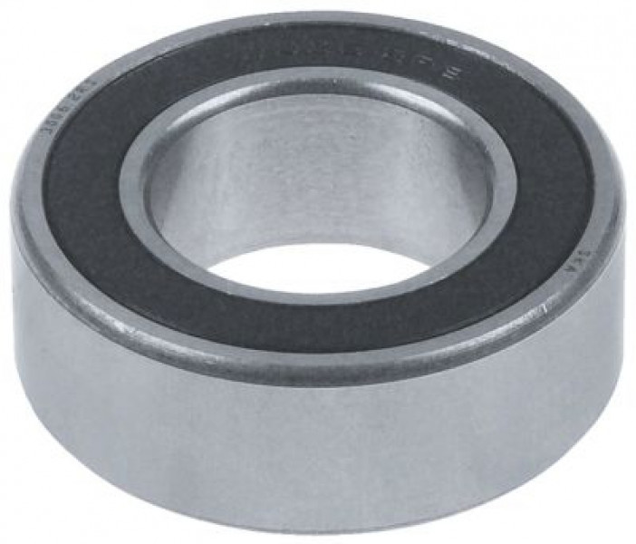 Шарикоподшипник радиально-упорный тип 3006-2RS ø вала 30мм внеш. ø 55мм Ш 19мм DIN 628