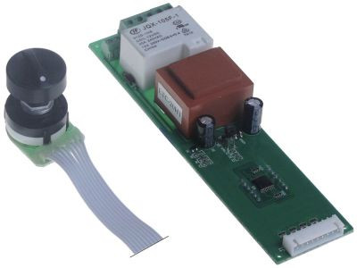 Плата печатная дисплея Д 150мм Ш 37мм с термостатом для холодильной камеры тип LTC-20HT