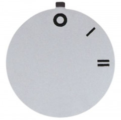 Маркировка регулировочной ручки переключатель 0-1-2 серебрист. внеш. ø 45мм