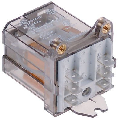 Реле мощности FINDER 230 В перем. тока 15А 2NO присоединение плоский штекер 6,3 мм 2-полярн.