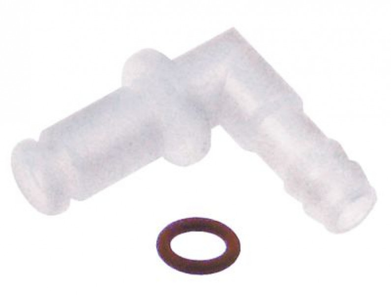 Уголок соединительный внеш. ø 6мм для вспенивателя молока