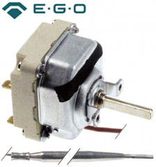 Термостат темп. макс. 320°C 3-полярн. 3NO 16А ø датчик 4мм Д датчик 128мм