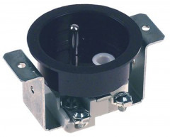 Розетка штепсельная встраиваемая 240В ø монтажный 43мм с заземляющим штифтом фазы 1