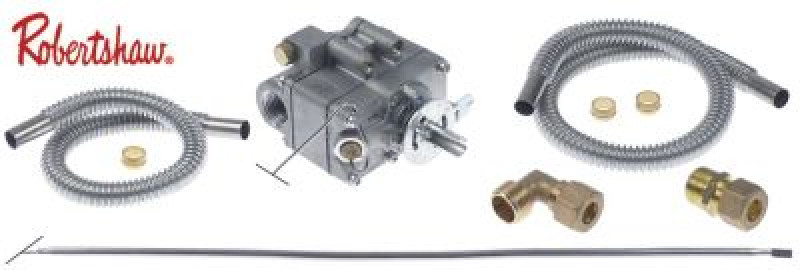 Термостат газовый тип FDTE-1-01-54 до 287°C вход для газа 1/2" NPT МЖ 0мм