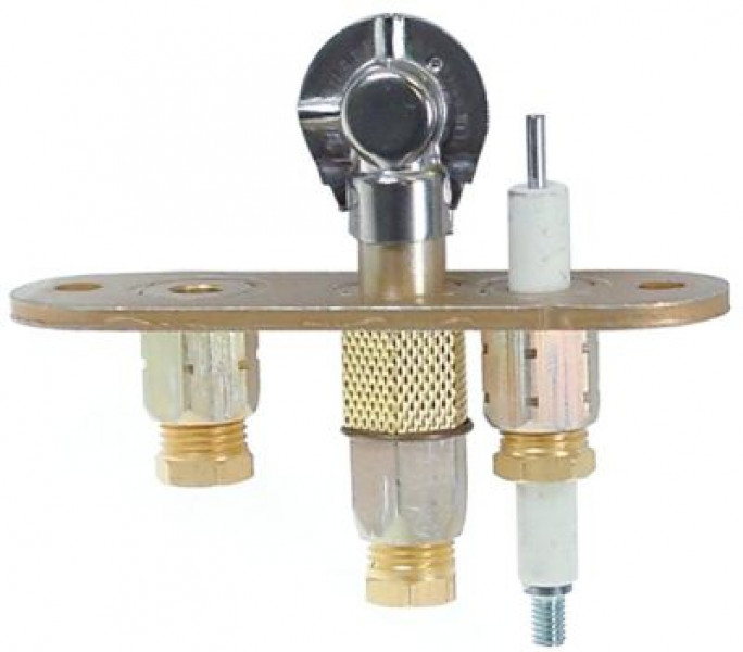 Горелка конфорочная тип серия 160 2х-пламен. ø дюзы 41мм подключение к газу 6мм