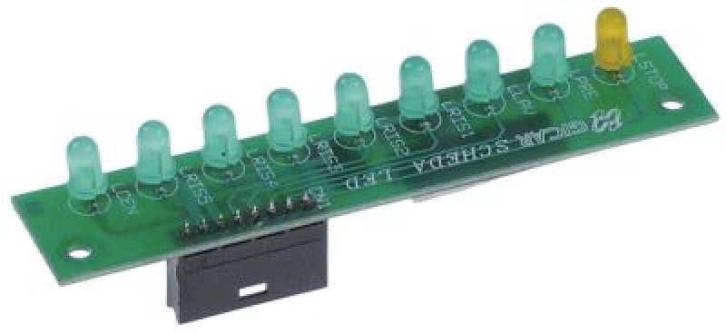 Плата печатная дисплея Д 100мм Ш 20мм для стиральной машины