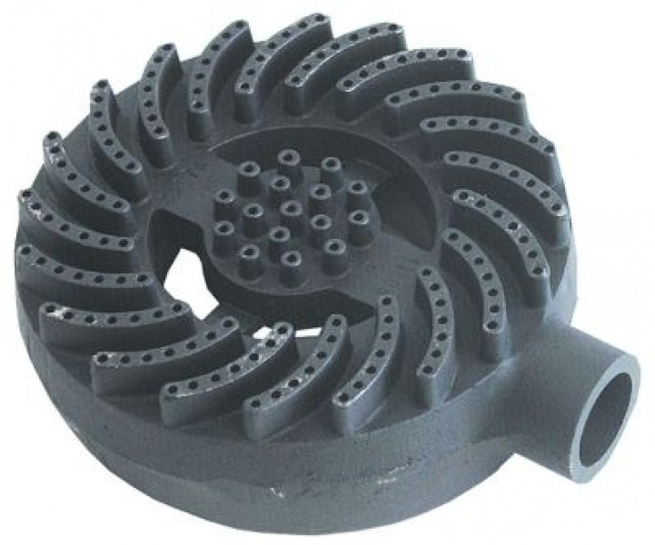 Горелка с круглой насадкой ø 175мм присоединение к трубе ø 31мм 95кВт тип горелки C