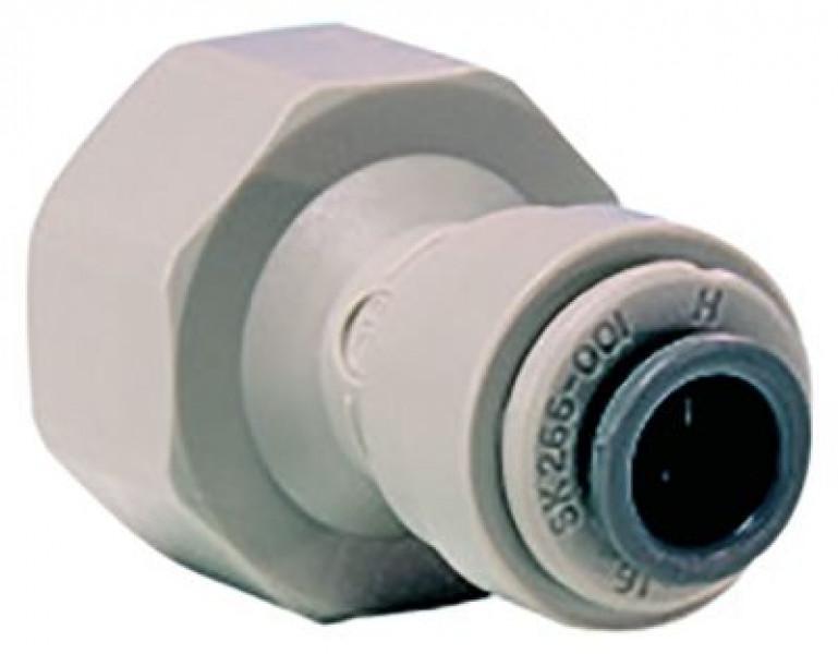 Соединители труб торцевые резьба 5/8" BSP соединение с трубой 1/2" прямой