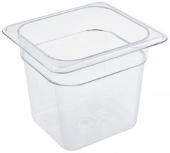 Ёмкость гастрономическая поликарбонат размер GN 1/6 Г 150мм
