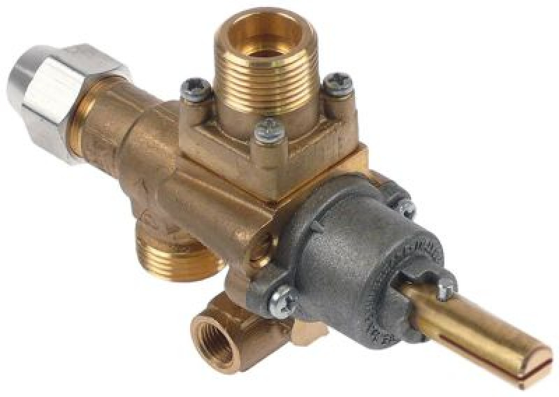 Кран газовый тип A62V вход для газа M20x1,5 (труба-ø 12 мм)