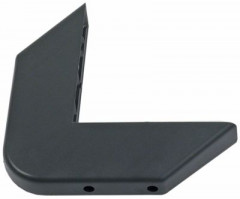 Уголок противоударный пластмасса расст-ние меж. отвер-ми 20мм сер. В 38мм Ш 70мм