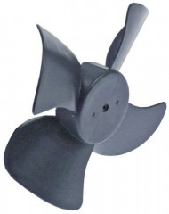 Крыльчатка вентилятора пластмасса ø 120мм Ш 32мм гнездо для оси ø 2x2,5мм кол-во в уп-вке 1штук