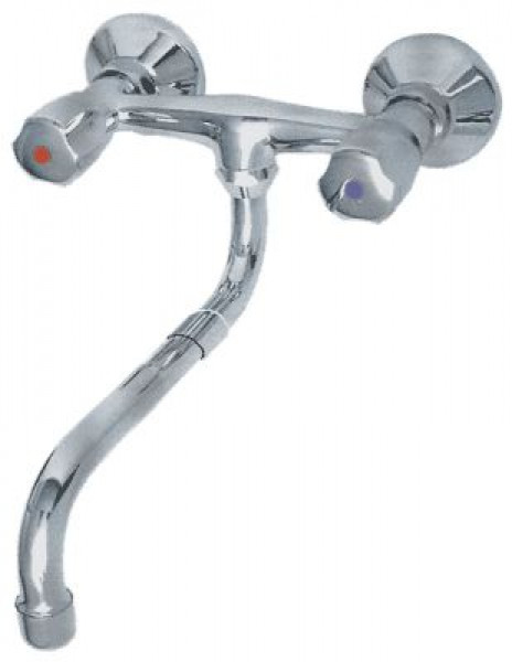 Кран-смеситель настенный арматура стенка верхняя часть крана