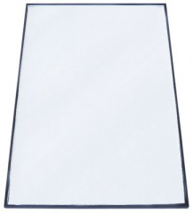 Пластина стеклянная Д 635мм Ш 390мм толщина материала  10мм монтаж. поз-ция дверь