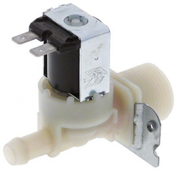 Клапан электромагнитный одинарн. углов. пластмасса вход 3/4" 230 В перем. тока выход 11,5 мм