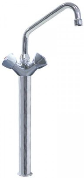 Кран-смеситель моноблочный GEV GASTROTOP CLASSIC арматура одно отверстие верхняя часть крана