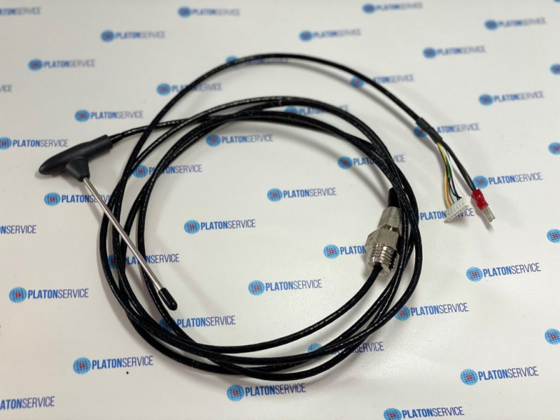 Датчик температурный погружной для измерения температуры в толще продукта термоэлемент K (NiCr-Ni) кабель PTFE