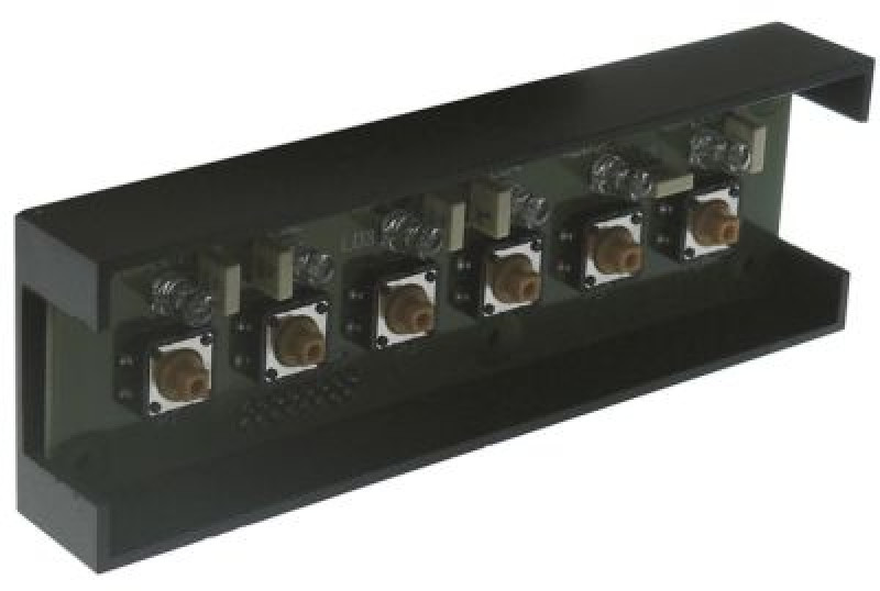 Плата печатная клавиатурная Д 135мм Ш 43мм с корпусом кнопки 6