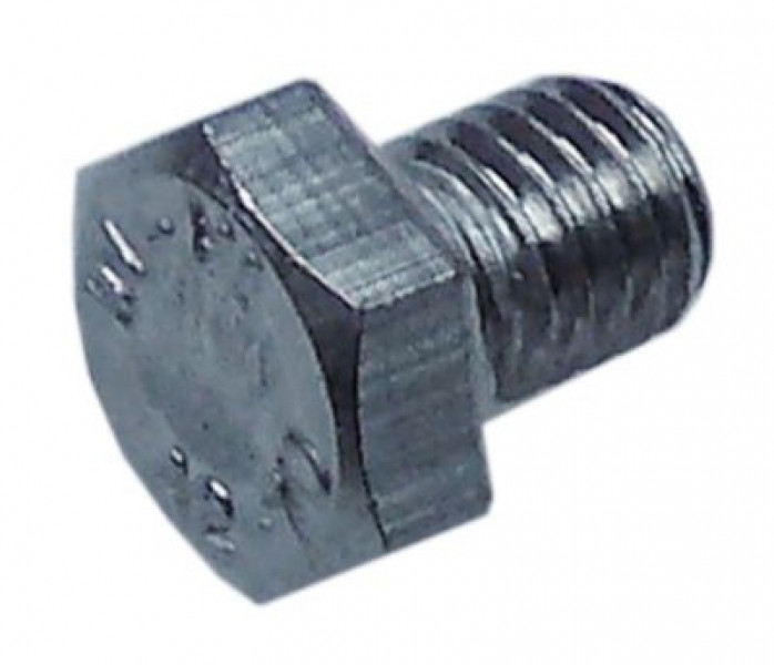 Винт шестигранный DIN 933 / ISO 4017 резьба M8 CNS ширина зева ключа 13 Д резьбы 10мм