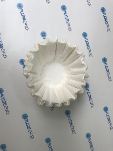 Фильтр бумажный Д1 ø 90мм Д2 ø 250мм для кофемашин кол-во в уп-вке 4x250штук