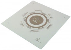 Плита керамическая Д 330мм Ш 335мм для микроволновой печи толщина 35мм