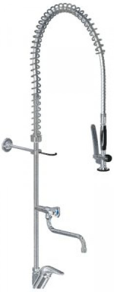 Распылитель посудный с  одноблочным однорычажным краном-смесителем