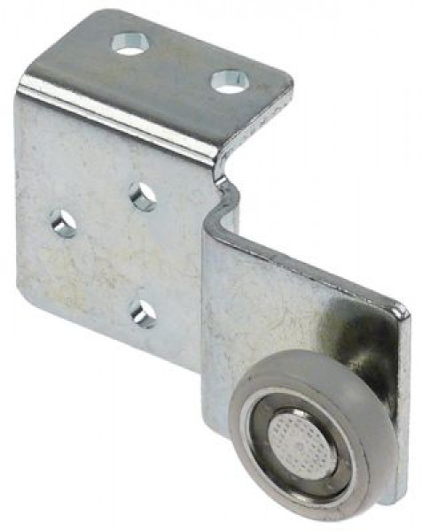 Колёсико ø ролики 22мм Ш1 6мм хромоникелевая сталь/нейлон В 12мм Д 64мм