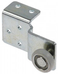 Колёсико ø ролики 22мм Ш1 6мм хромоникелевая сталь/нейлон В 12мм Д 64мм