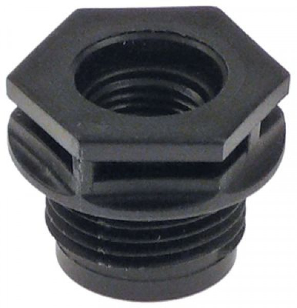 Втулка для резьбового соединения Р1: 3/8″ внешн. резьба Р2: M10x1 внутр. резьба