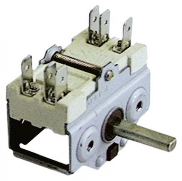 Выключатель кулачковый 16А последовательность включения 0-1 ø ось 6x4,6мм
